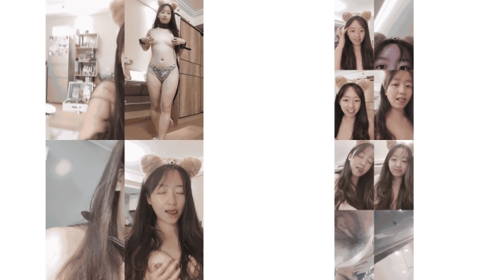 美羊羊小姐姐喜笑颜开，肤白貌美奶子软嫩又大，抠穴抽插，花样不断翻新，