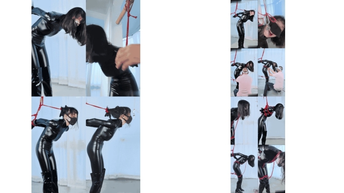 小姐姐化身女特工，严密拘束下获取钥匙 逃脱挑战 全包皮衣118