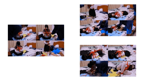 绳艺_ 窒息_ HUI_HUI_11_半透明水手服_白丝_红绳驷马紧缚
