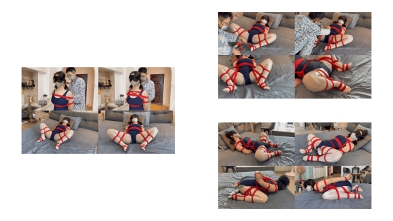 默示录】【小语】全身红绳捆绑+震动，嘴巴也要贴严实，慢慢舒服去吧