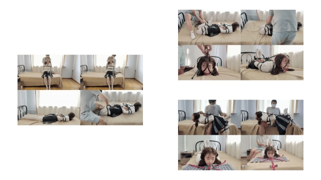 文静白丝美少女长歌超紧驷马束缚，马具口球严厉堵嘴，sptk体验！