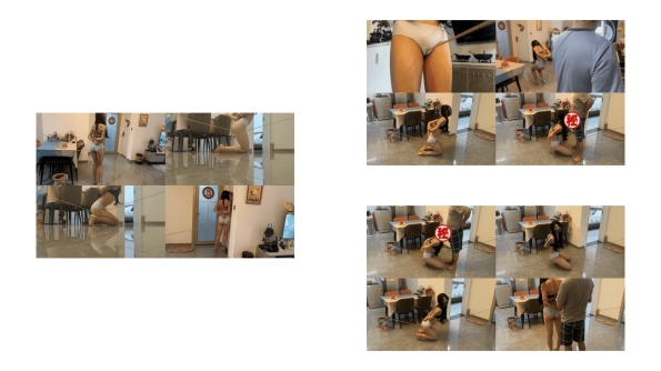 【欢乐谷】丫丫穿内衣内裤走绳，走完过后跪缚勒