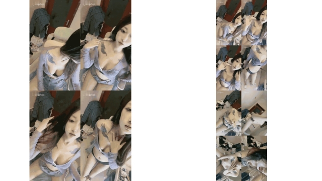 小姐姐喜笑颜开，肤白貌美奶子软嫩又大，抠穴抽插，花样不断翻新，