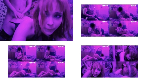 Goth girl fucks with emo boy for a white monster