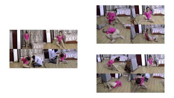 美束映画 晴的玫红体操服异形缚_edit