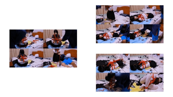 绳艺_ 窒息_ HUI_HUI_11_半透明水手服_白丝_红绳驷马紧缚