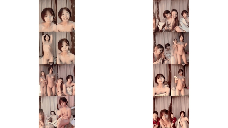 小佳未满小姐姐喜笑颜开，肤白貌美奶子软嫩又大，抠穴抽插，花样不断翻新，