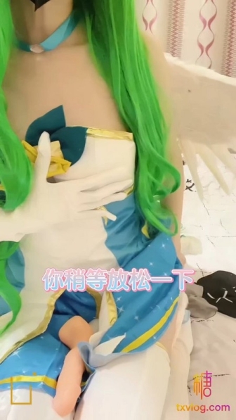 最新非常极品玲珑曼妙网红美少女▌安安老师 ▌Cos英雄联盟索拉卡的特殊治疗 白虎嫩穴包裹阳具释放压力