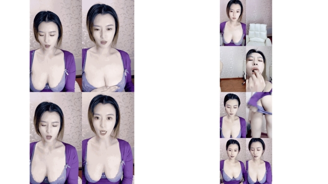 岚岚来了小姐姐喜笑颜开，肤白貌美奶子软嫩又大，抠穴抽插，花样不断翻新，