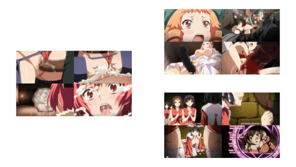 (18禁アニメ) 黒獣 気高き聖女は白濁に染まる 03 カグヤルールーマイア 柔肌に蠢く蟲猛り狂う野獣達の夜編