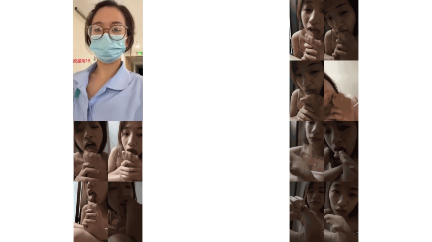 原相机泄密究极反差眼镜护士妹素颜露脸自慰啪啪性爱，就算在医院上班也要找时间骚一下，原档无水印_1