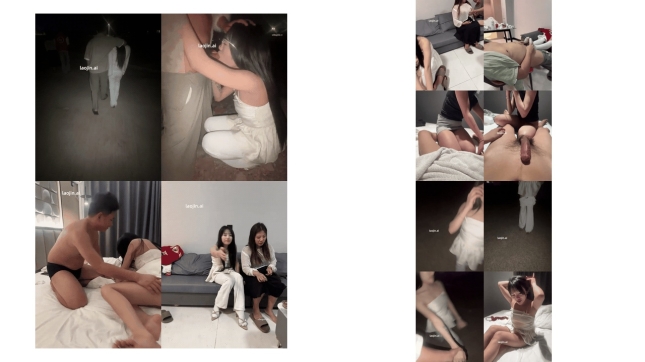 户外打野战多人啪啪 ，深夜带几个妹子出来露出，酒店再轮番操，精彩刺激